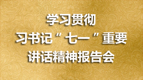 李捷就学习贯彻习近平总书记“七一” 重要讲话精神作专题宣讲报告